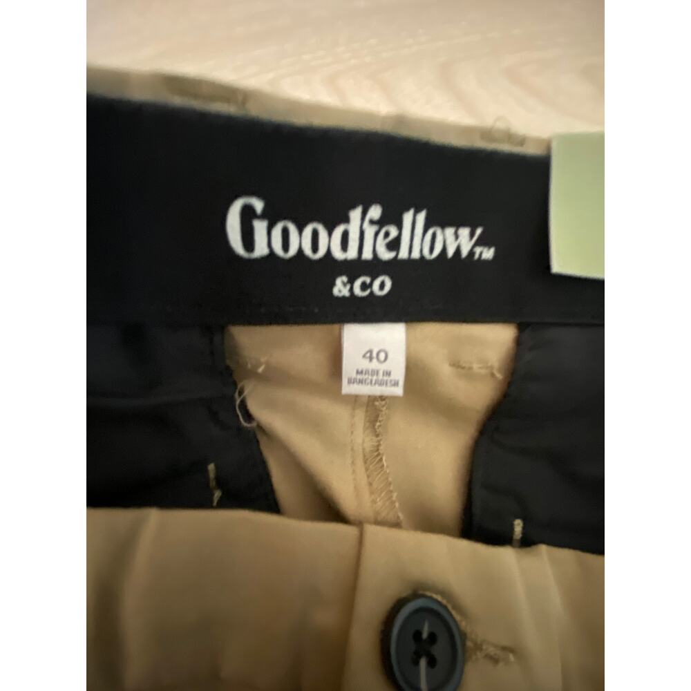 Goodfellow & Co Tech Shorts Men 40 Tan Wrinkle Resistant Stretch Waist Band NWT - Picture 7 of 12